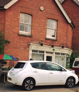 Our 100% Electric Car - the Nissan Leaf.