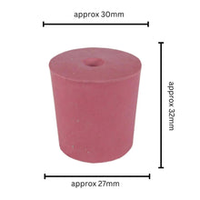 Load image into Gallery viewer, 5x Fermentation Bubbler Airlocks, 5 Bored Rubber Bungs and 5 Solid Bungs - Almost Off Grid