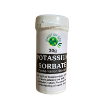 Load image into Gallery viewer, Wine Stabiliser Potassium Sorbate - 30g tub AOG - Almost Off Grid