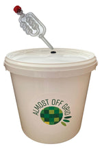 Load image into Gallery viewer, ALMOST OFF GRID 5 Litre Fermentation Bucket with Lid, grommet and airlock - Almost Off Grid
