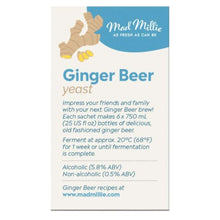 Load image into Gallery viewer, Mad Millie Fermenting Cultures Set with Muslin Cloth to make Kefir, Yogurt, Sourdough and Ginger Beer