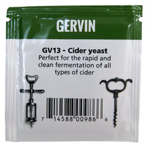 Load image into Gallery viewer, Gervin GV13 Cider Yeast (5g) - Almost Off Grid