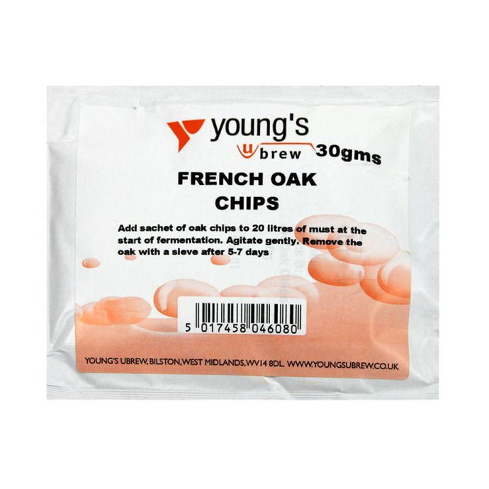 Young's French Oak Chips (30g) - Almost Off Grid