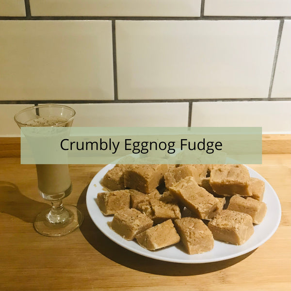 Crumbly Eggnog Fudge