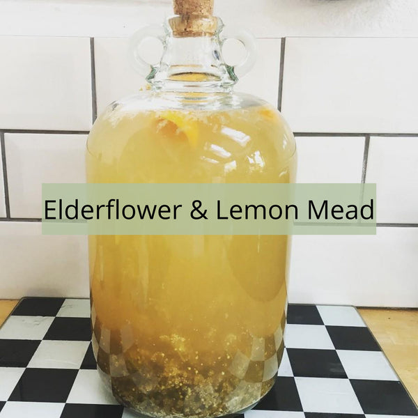 Elderflower and Lemon Mead Recipe