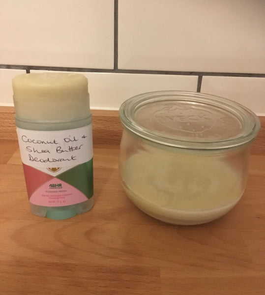 Homemade Deodorant with Coconut Oil and Shea Butter
