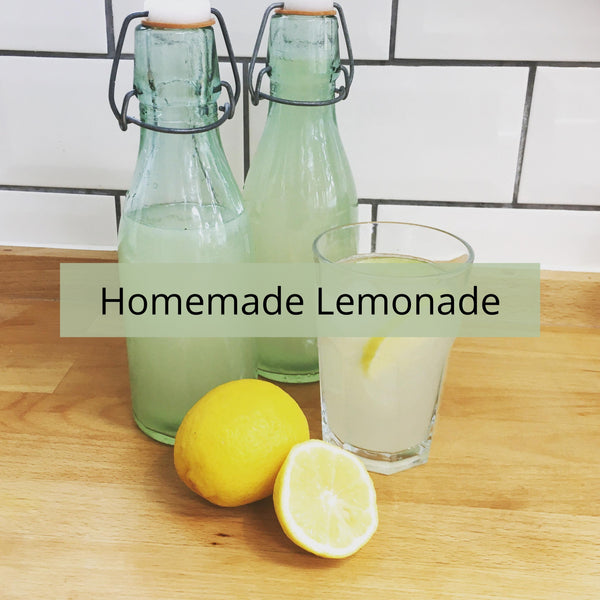 Homemade Lemonade using Whole Lemons