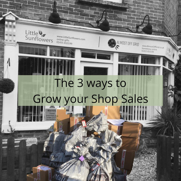 The 3 Ways to Grow your Shop Sales