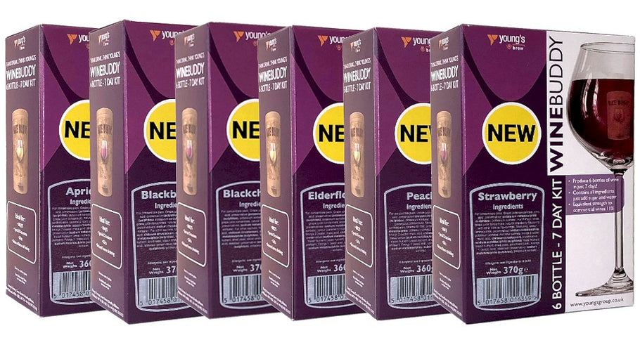 WineBuddy Fruit Wine Kits - the alternative to making fruit wines from scratch