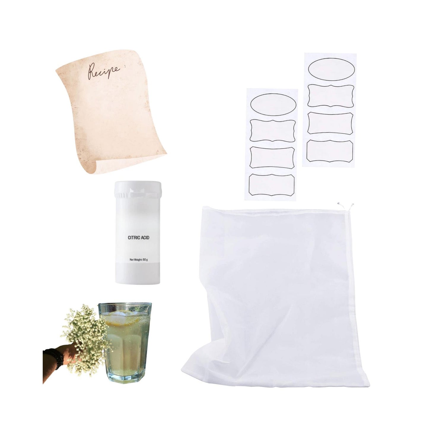 Elderflower Cordial Set