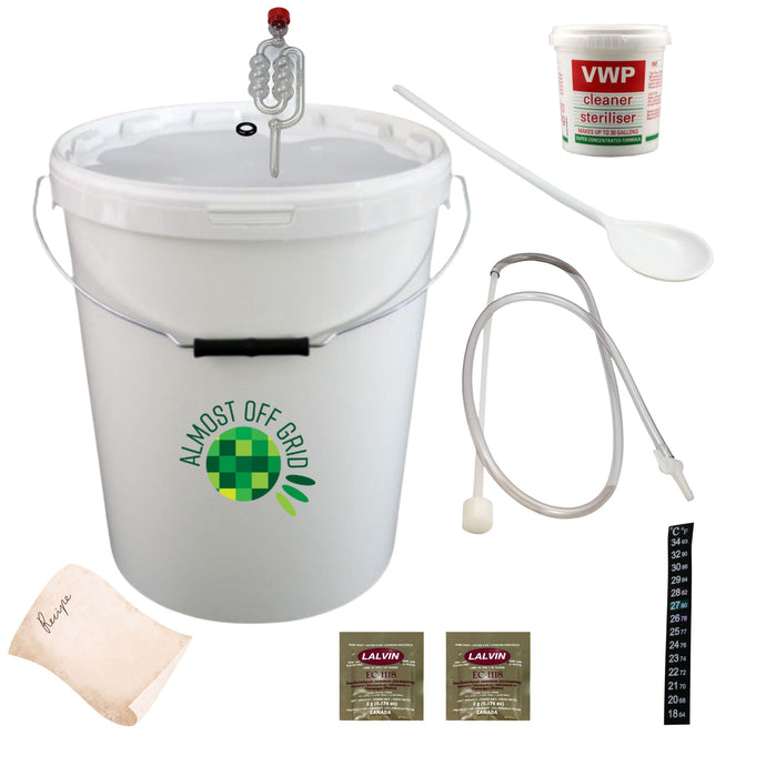 Sparkling Elderflower Champagne Starter Kit - Almost Off Grid