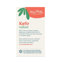 Load image into Gallery viewer, Mad Millie Fermenting Cultures Set with Muslin Cloth to make Kefir, Yogurt, Sourdough and Ginger Beer
