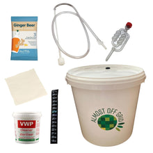 Load image into Gallery viewer, 5 Litre Alcoholic Ginger Beer Starter Kit with Bucket - or non-alcoholic
