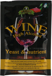 Bulldog High Alcohol Wine Yeast & Nutrient - Almost Off Grid