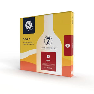 SG Wines Gold Shiraz 7 Day Red Wine Kit makes 6 bottles 4.5L Solomon Grundy - Almost Off Grid