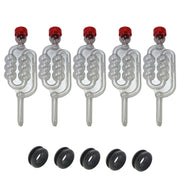 5 x Bubbler Airlocks and Grommets for fermenting drinks and foods - Almost Off Grid