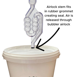 Cider Yeast, Airlock, Thermometer Set - Almost Off Grid