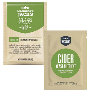 Mangrove Jack's Cider Yeast M02 plus Mead Nutrient