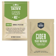 Mangrove Jack's Cider Yeast M02 plus Cider Nutrient - Almost Off Grid