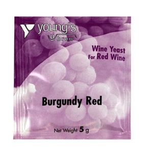 Young's Burgundy Red Wine Yeast (5g) - Almost Off Grid
