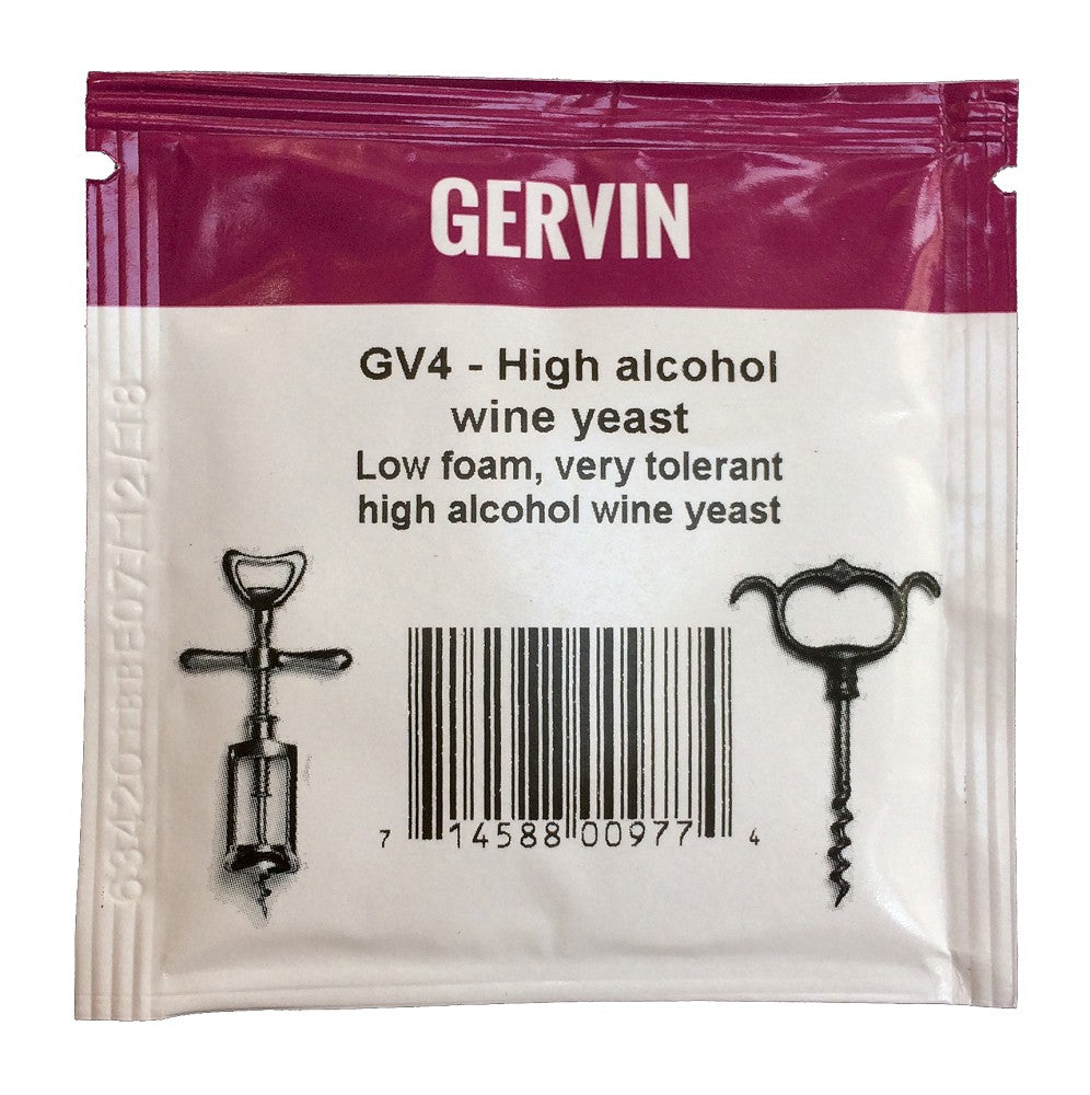 Gervin GV4 High Alcohol Wine Yeast (5g) - Almost Off Grid