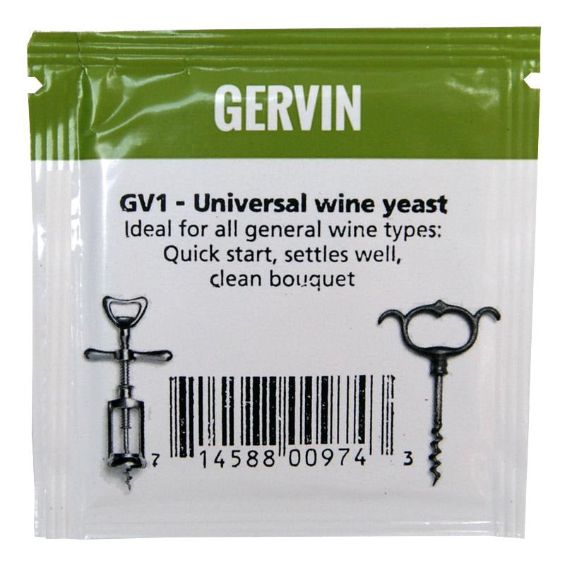 Gervin GV1 Universal Wine Yeast (5g) - Almost Off Grid