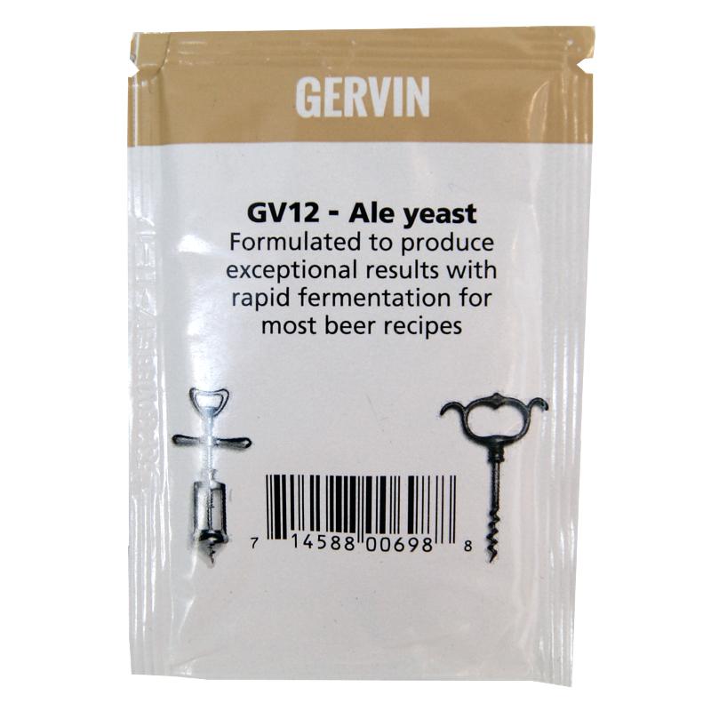 Gervin GV12 Ale Yeast (11g) - Almost Off Grid