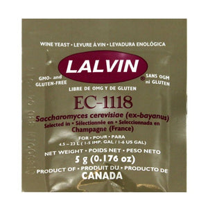 Lalvin Champagne Yeast EC-1118 (5g) - Almost Off Grid