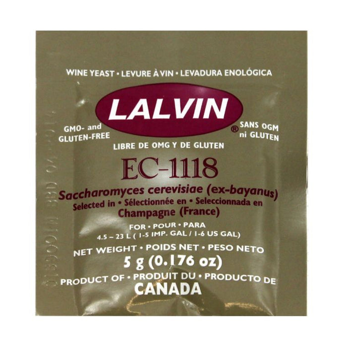 Lalvin Champagne Yeast EC-1118 (5g) - Almost Off Grid