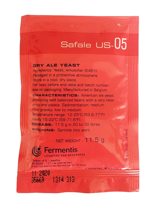 Fermentis Safale US-05 American Ale Yeast - Almost Off Grid