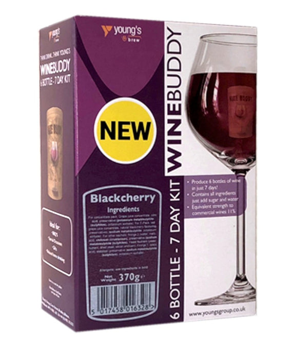WineBuddy Black Cherry Fruit Wine Kit - Almost Off Grid