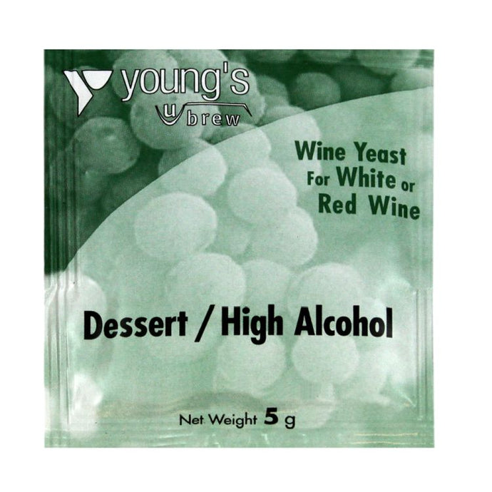 Young's Dessert/High Alcohol Wine Yeast (5g) - Almost Off Grid
