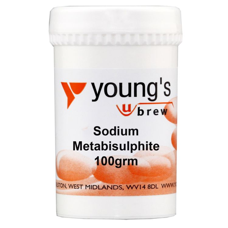 Young's Sodium Metabisulphite (100g) - Almost Off Grid