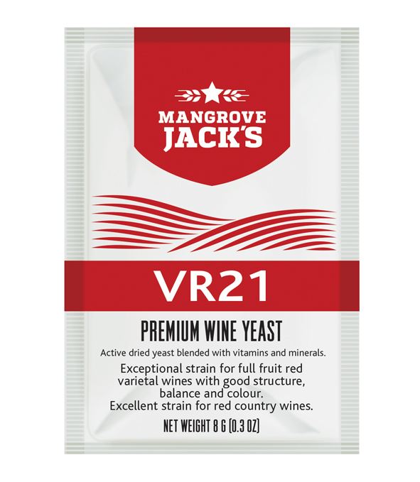 Mangrove Jack's Premium Wine Yeast (VR21) - Almost Off Grid