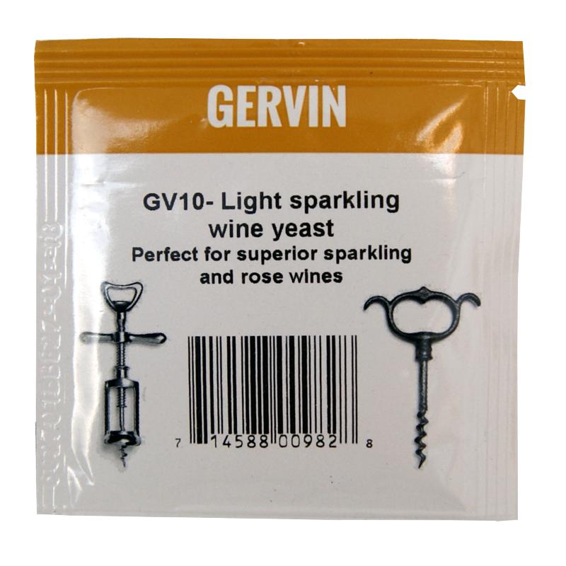 Gervin GV10 Light Sparkling Wine Yeast (5g) - Almost Off Grid